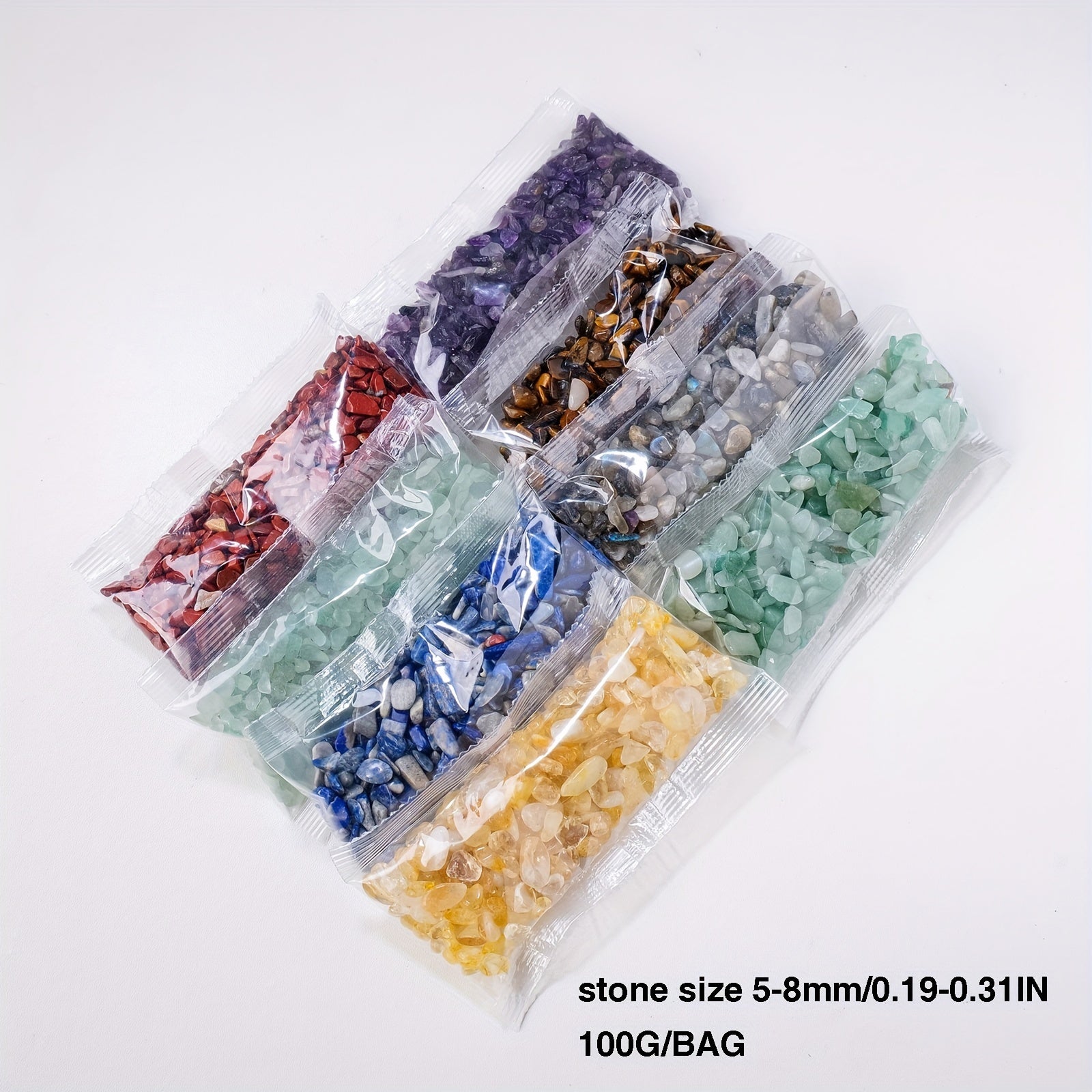 100g Natural Quartz Healing Stones Gravel for Jewelry Making
