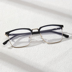 Men's Oval Frame Glasses All Match Plastic Eyewear