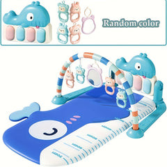 5pcs Infant Educational Game Mat Set w/ Handheld Game Mat & Music Pedal Piano