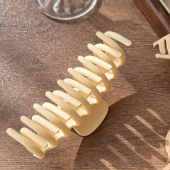 3pcs Large Flower Hair Claw Clips Strong Hold Matte Banana Jaw Clips