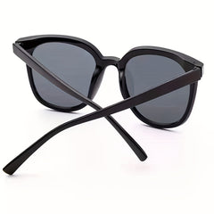 Square Sunglasses Rivet Decor Anti Glare UV400