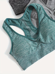 3pcs Racerback Sports Bras for Women