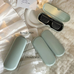 Cream Glasses Case Portable Sunglasses Storage Box