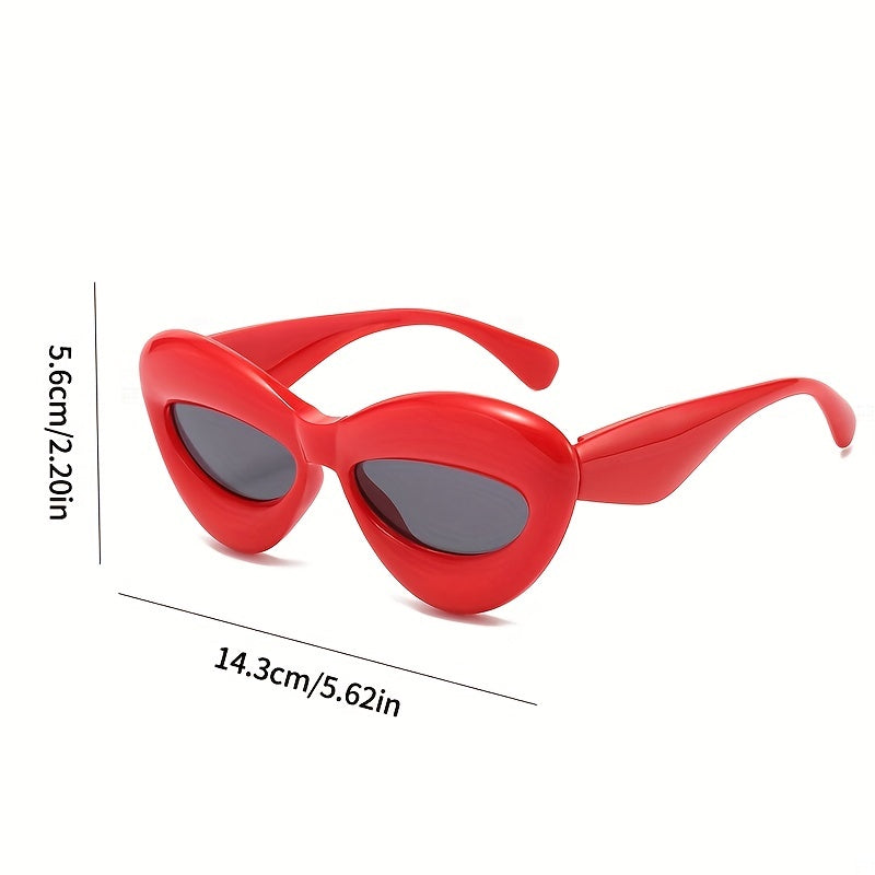 Y2K Inflated Cat Eye Sunglasses UV400
