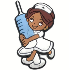15pcs Nurse Pattern PVC Shoe Decoration Accessories for Party Favors