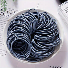 50pcs Colorful Elastic Hair Bands Women Headband Hair Accessories