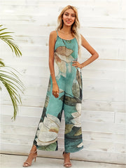 Boho Wide Leg Jumpsuit for Women