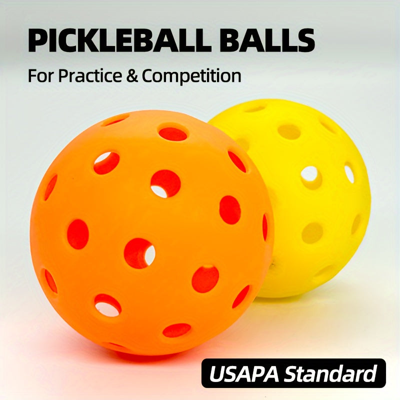 9pcs Outdoor Training Pickleball 74mm 40 hole