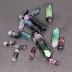 Natural Fluorite Double Pointed Pillar Crystal