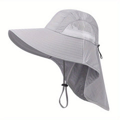 Mesh Boonie Hat with Neck Flap for Outdoor Activities