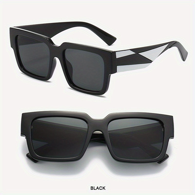 Men's Large Square Sunglasses UV Protection for Outdoor Sports