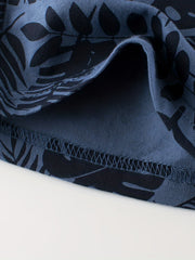 Tropical Leaf Print Boys Quick-drying Shorts