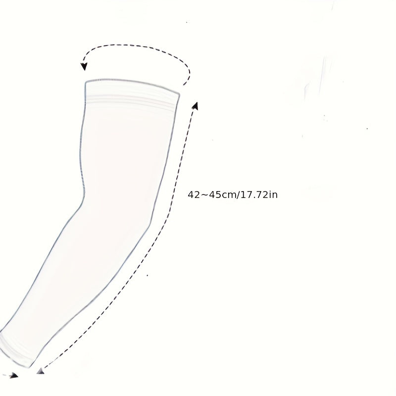 Men's Sunscreen Ice Silk Arm Protector Sleeves Outdoor Cycling