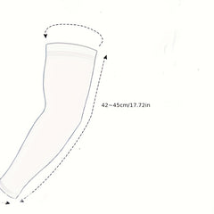 Men's Sunscreen Ice Silk Arm Protector Sleeves Outdoor Cycling