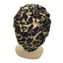 Leopard Print Beanie Lightweight Skull Hat Chemo Cap Turban Hats