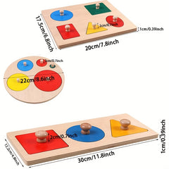 Educational Geometric Building Blocks for Kids