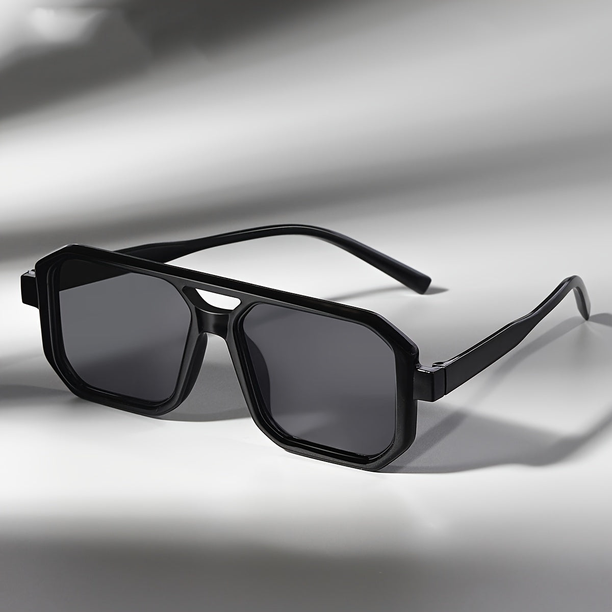 Men's Double Beam Large Frame Sunglasses