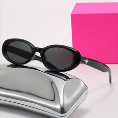 Men's Oval Frame UV Protection Sunglasses For Outdoor Sports