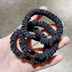 Mini Thin Elastic Hair Bands Skinny Hair Ties Ropes Ponytail Holders