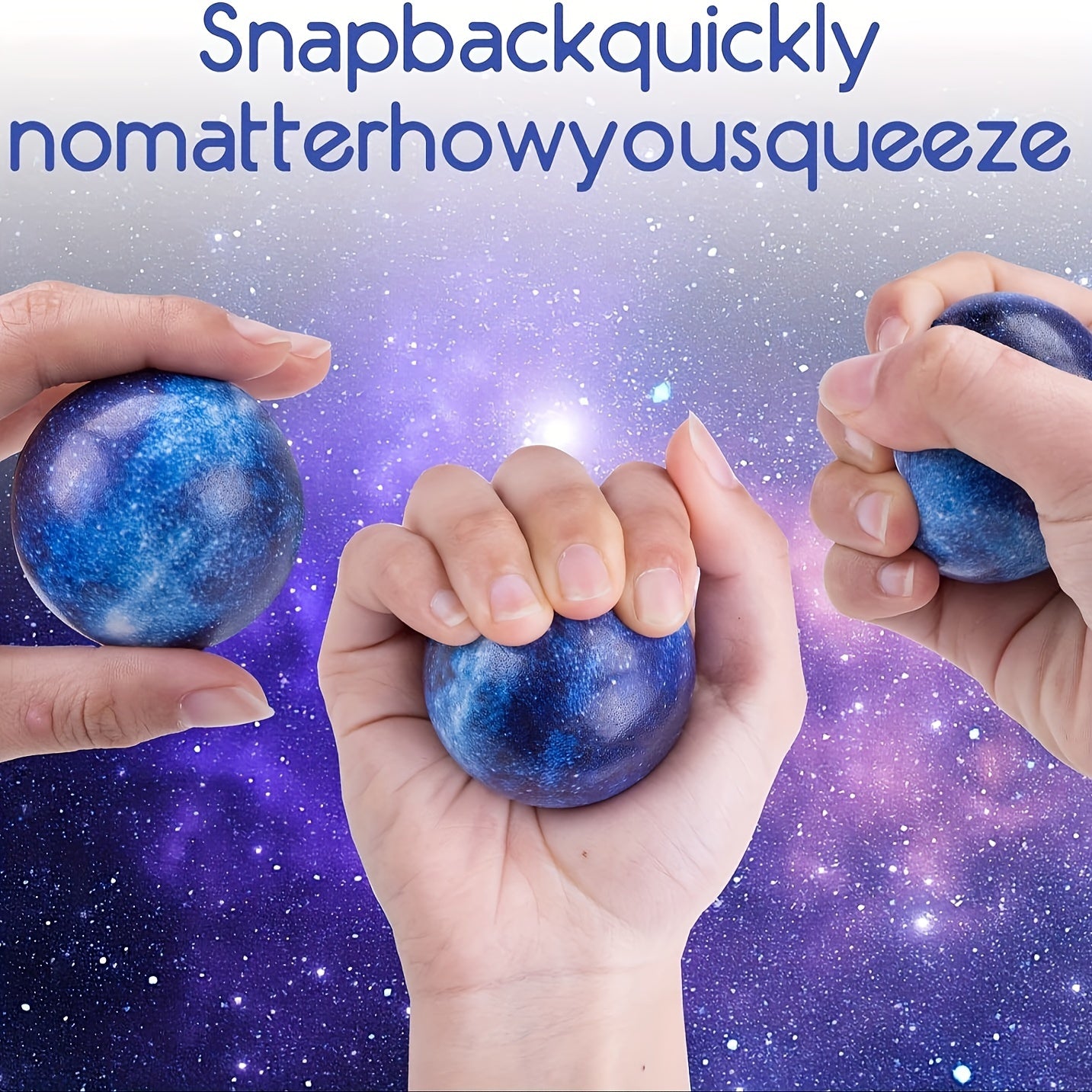 10pcs Large Volume Stress Balls Outer Space Relief Balls