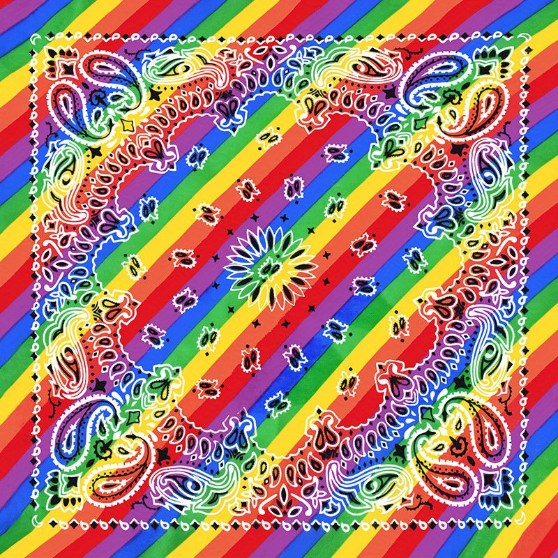 Rainbow Bandana LGBT Pride Headband Towel