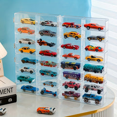 Toy Car Model Display Rack Transparent Storage Box Showcase