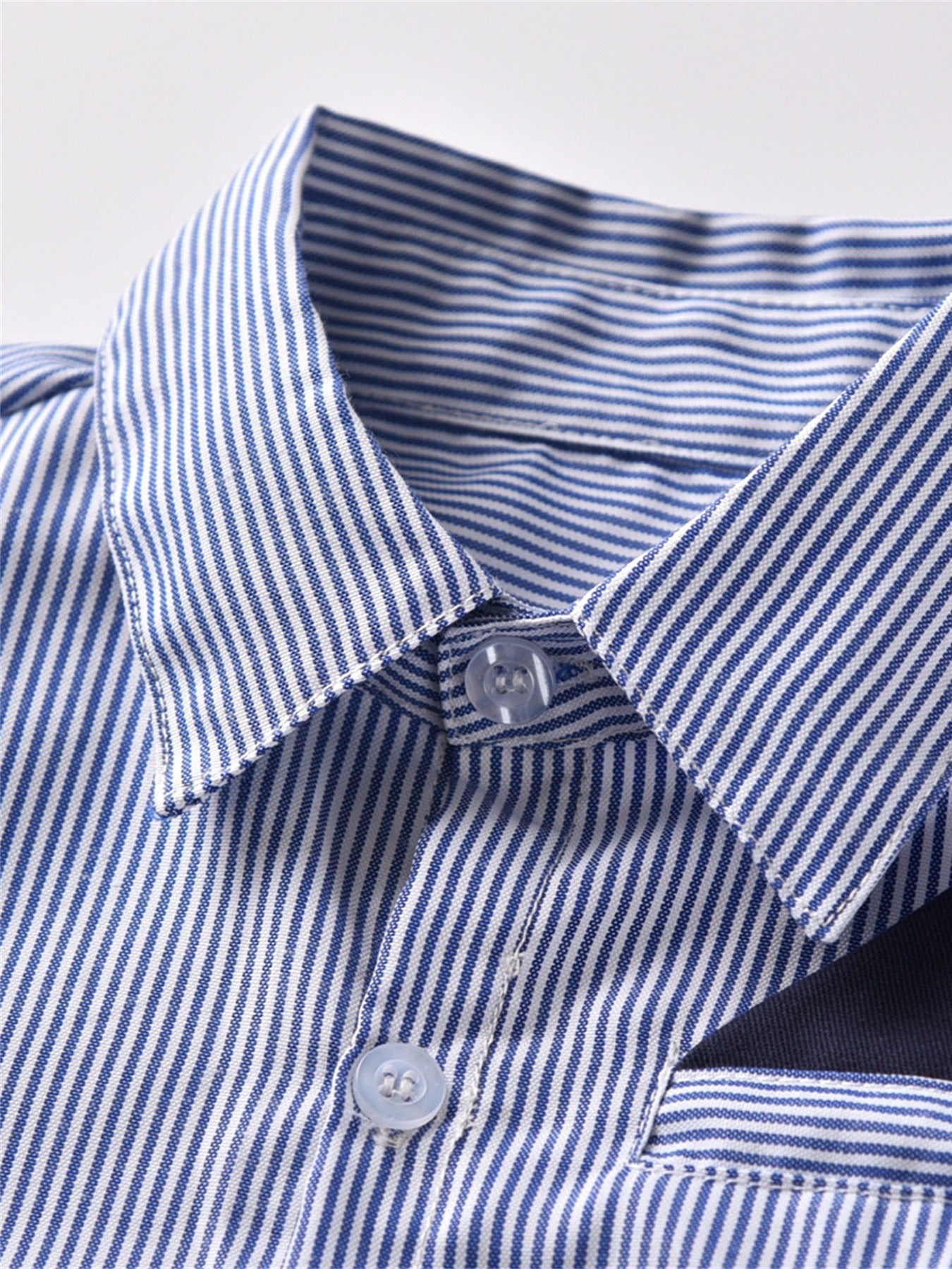 Boys Striped Shirt & Suspender Pants Set