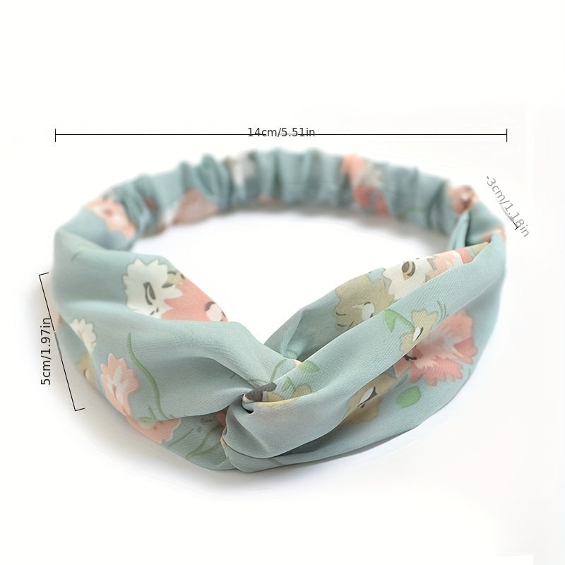 Bohemian Chiffon Hair Band for Women Girls