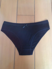 5pcs Low Waist Bow Tie Sports Briefs Comfy & Breathable Intimates Panties