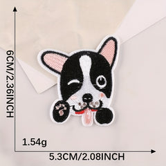 14pcs Cartoon Animal Embroidery Patches for Girls Clothing DIY