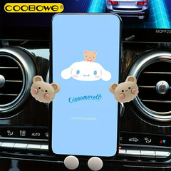 COOBOWE 11 4 Car Phone Bracket Anti shake Support Frame Car Air Vent Fix Bracket