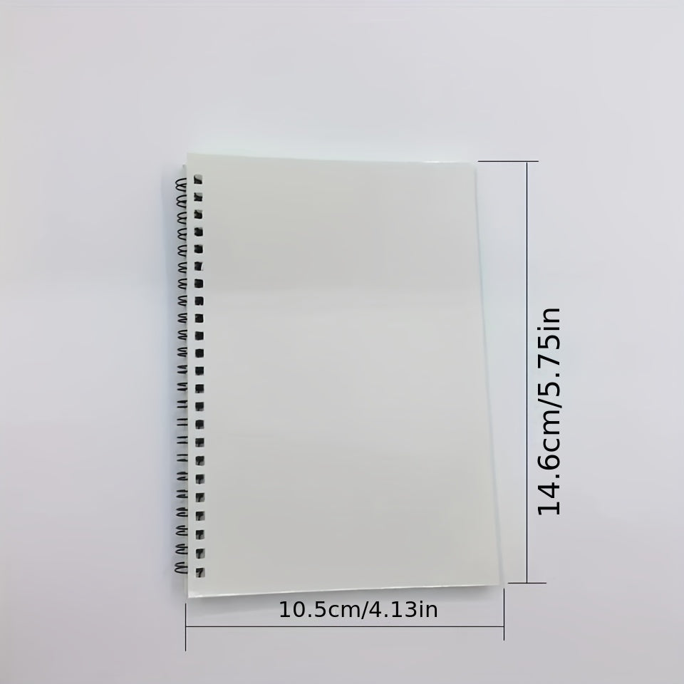 10pcs Printed A6 Spiral Journal Sublimation Blank NoteBook School