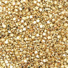 Gold Spacer Beads for DIY Jewelry Making - 100-400pcs Heart Star Round Square