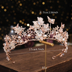 Bridal Rhinestone Crown Tiara Headband Wedding Gift