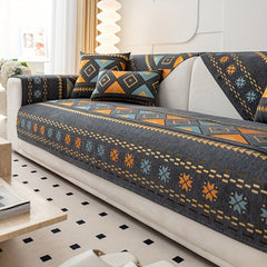 Bohemian Sofa Slipcover Non-slip Couch Cover Universal Furniture Protection