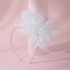 Faux Feather Fascinator Cocktail Hair Band Flapper Hair Band Hair Accessories