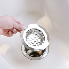 2pcs Kitchen Sink Strainer Stainless Steel Large Wide Rim Food Catcher