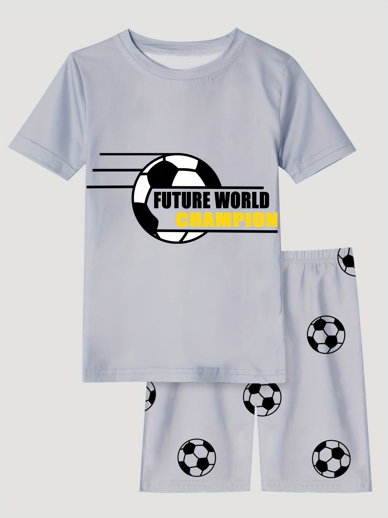 Boys Game Console Pajama Set Short Sleeve Top & Shorts