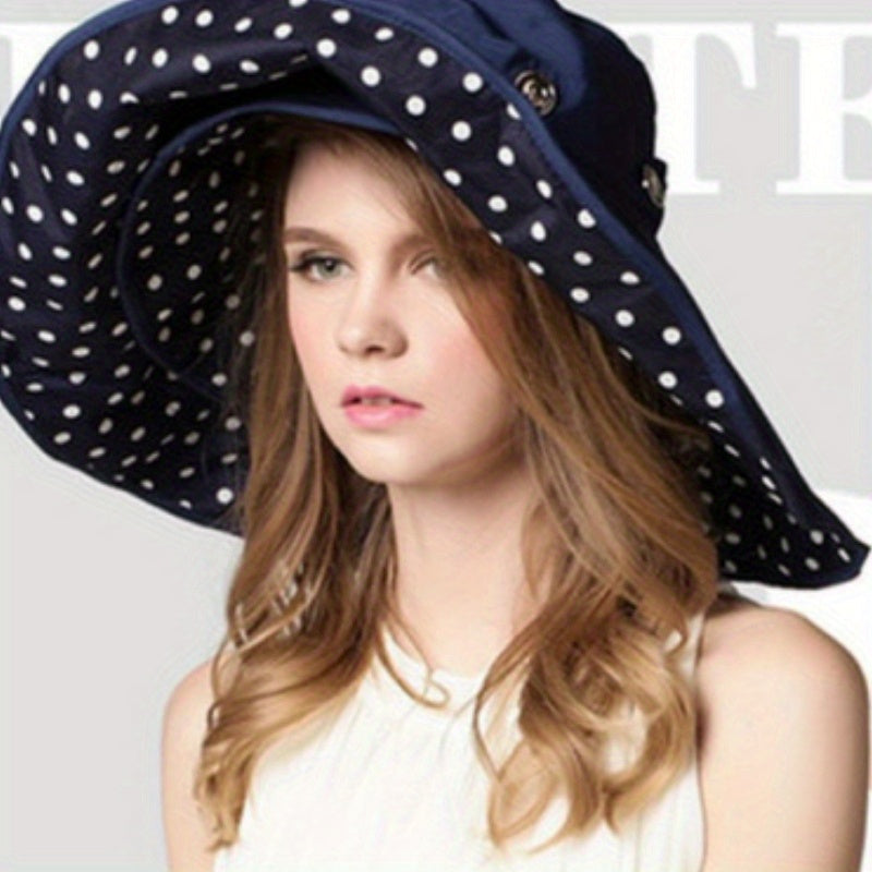 Oversized Brim Sun Hat UV Protection Bucket Hat Beach Hats