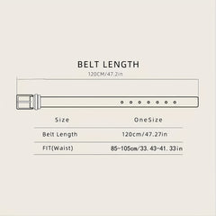Men's Casual Leather Belt