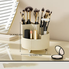 Rotating Cosmetic Organizer Pen Tube Desktop Makeup Brushes Lipstick Shelf