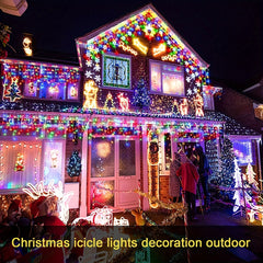 Solar Ice Pillar String Light 4M 96LED