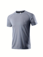 Men's Quick Drying Performance Tee for Gym Sports Training
