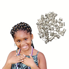 Colorful Dreadlock Hair Ring Metal Hair Styling Accessories
