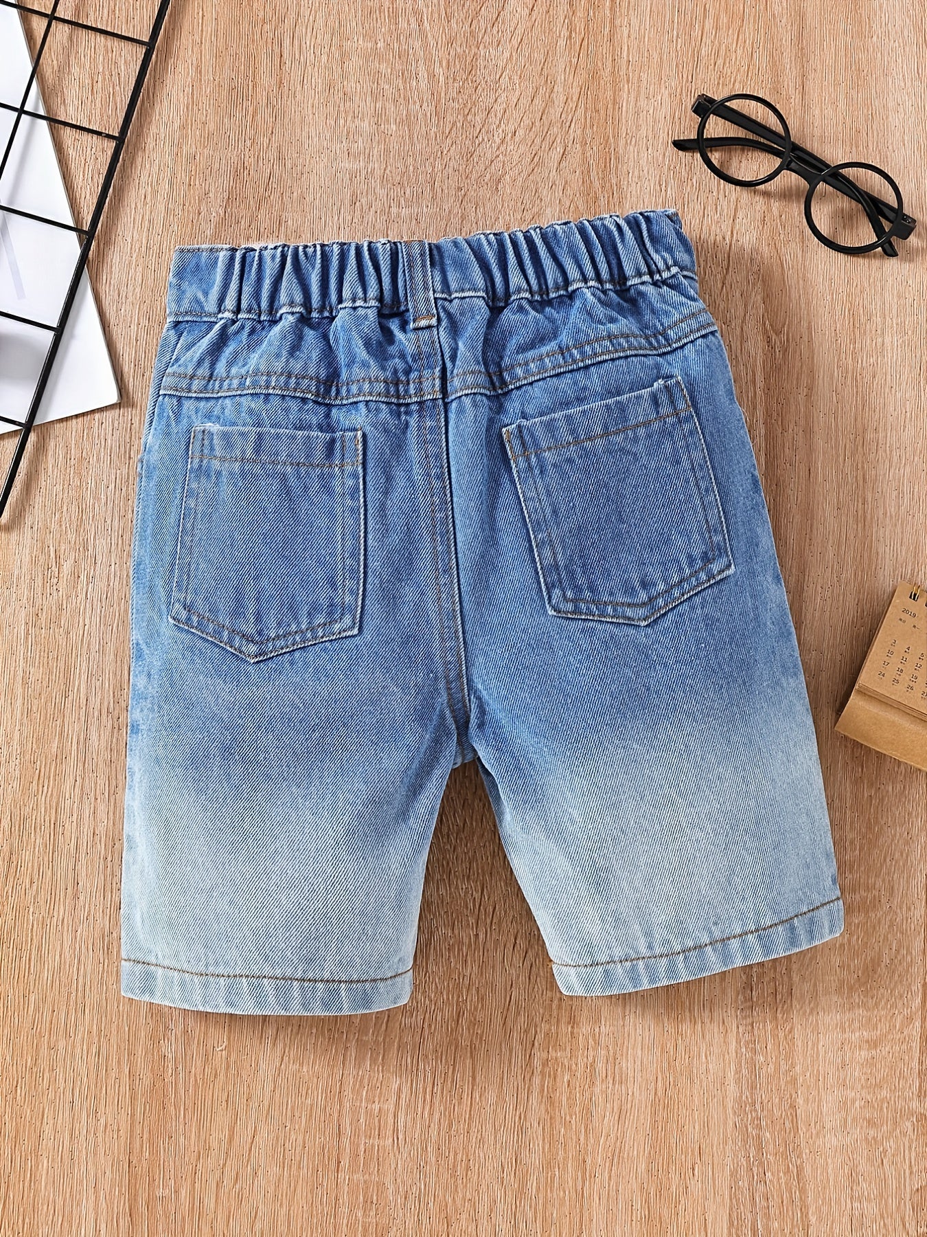 Toddler Girls Denim Shorts with Pockets
