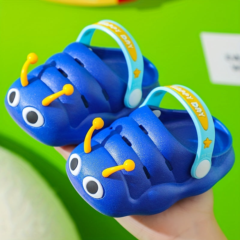 Baby Girl's Cartoon Printed Foam Slides Non Slip Slippers Clogs