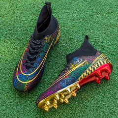 High Top Non Slip AG Football Cleat for Boys