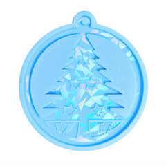 DIY Crystal Resin Mold Christmas Pendant Snowflake Snowman