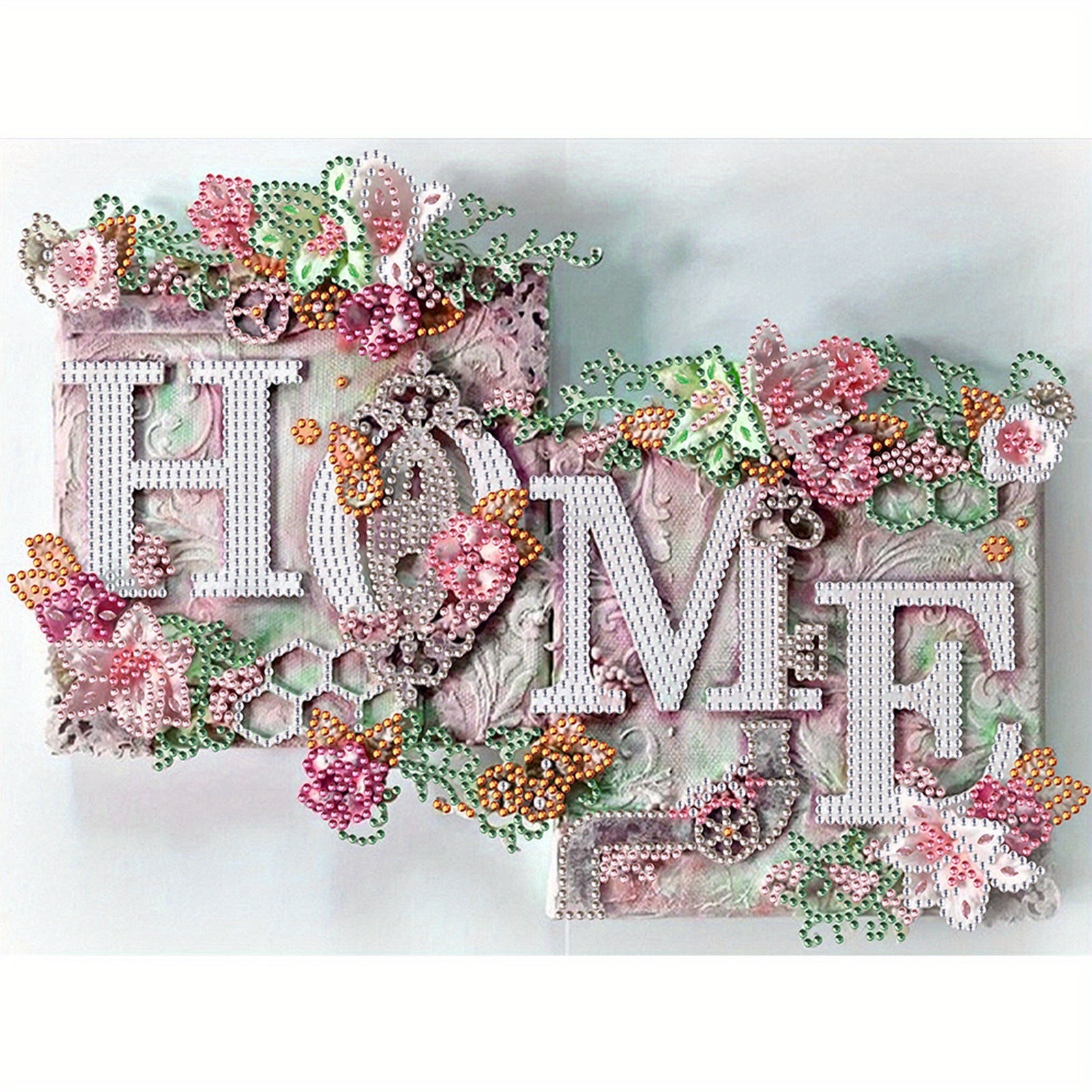 5D HOME Pattern Diamond Painting Set 29 97x39 88 Cm