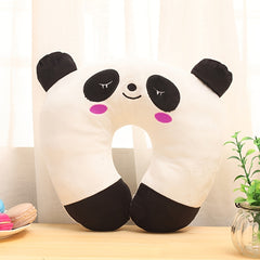 U Shape Animal Print Travel Pillow Neck Support Cushion Soft & Comfortable